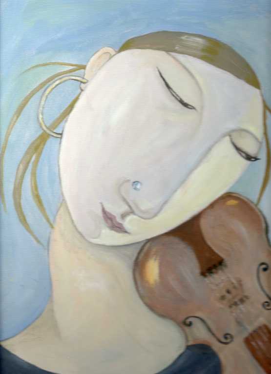 painting of fiddler